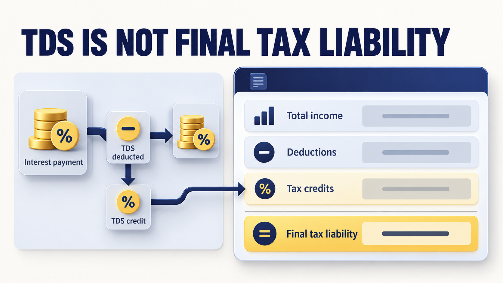 Non-deduction of TDS does not automatically make bond interest tax-free