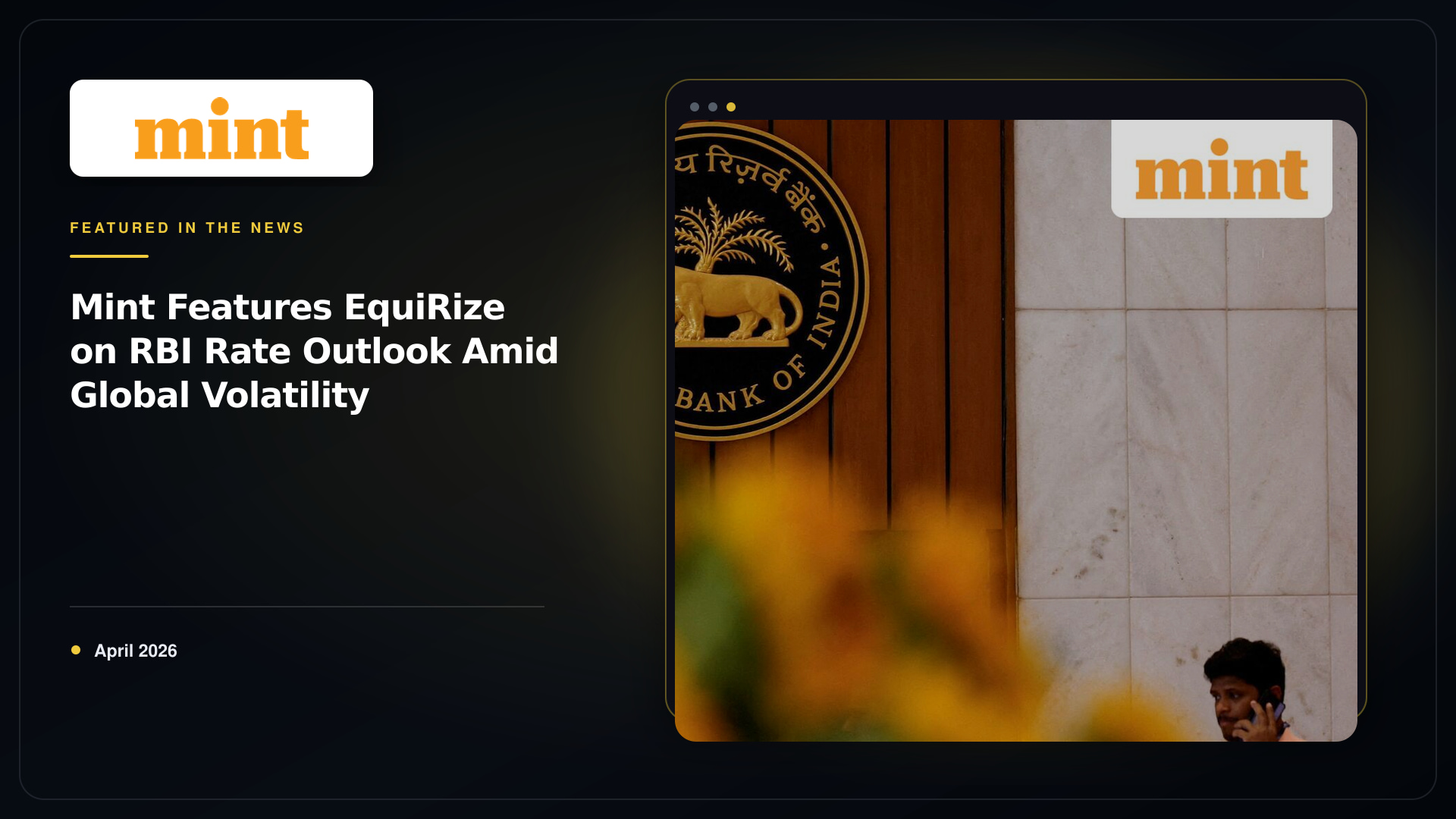 EquiRize Highlights Financial Preparedness Amid Risks | EquiRize