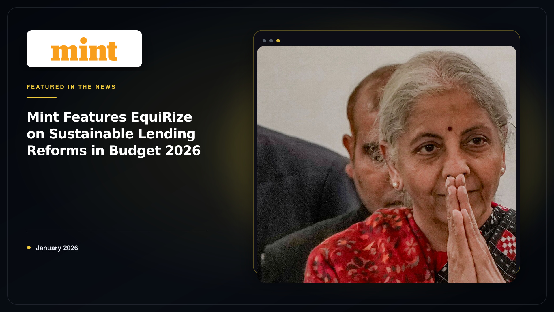 EquiRize Highlights Need for Sustainable Lending Reforms | EquiRize